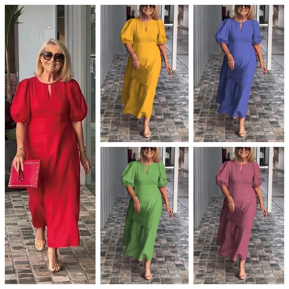 Elena | Graceful Midi Dress