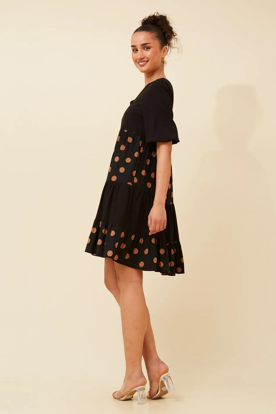 EMALINE POLKA DOT DRESS