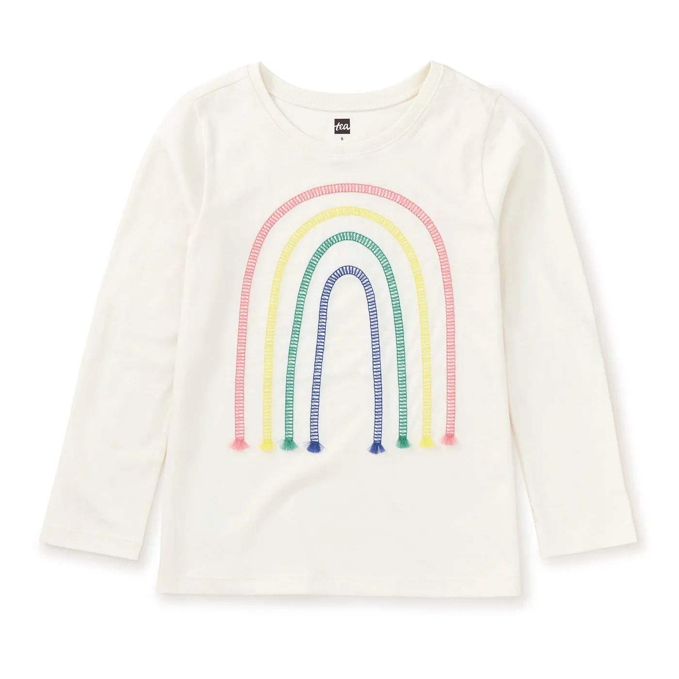 Embroidered Rainbow Tee