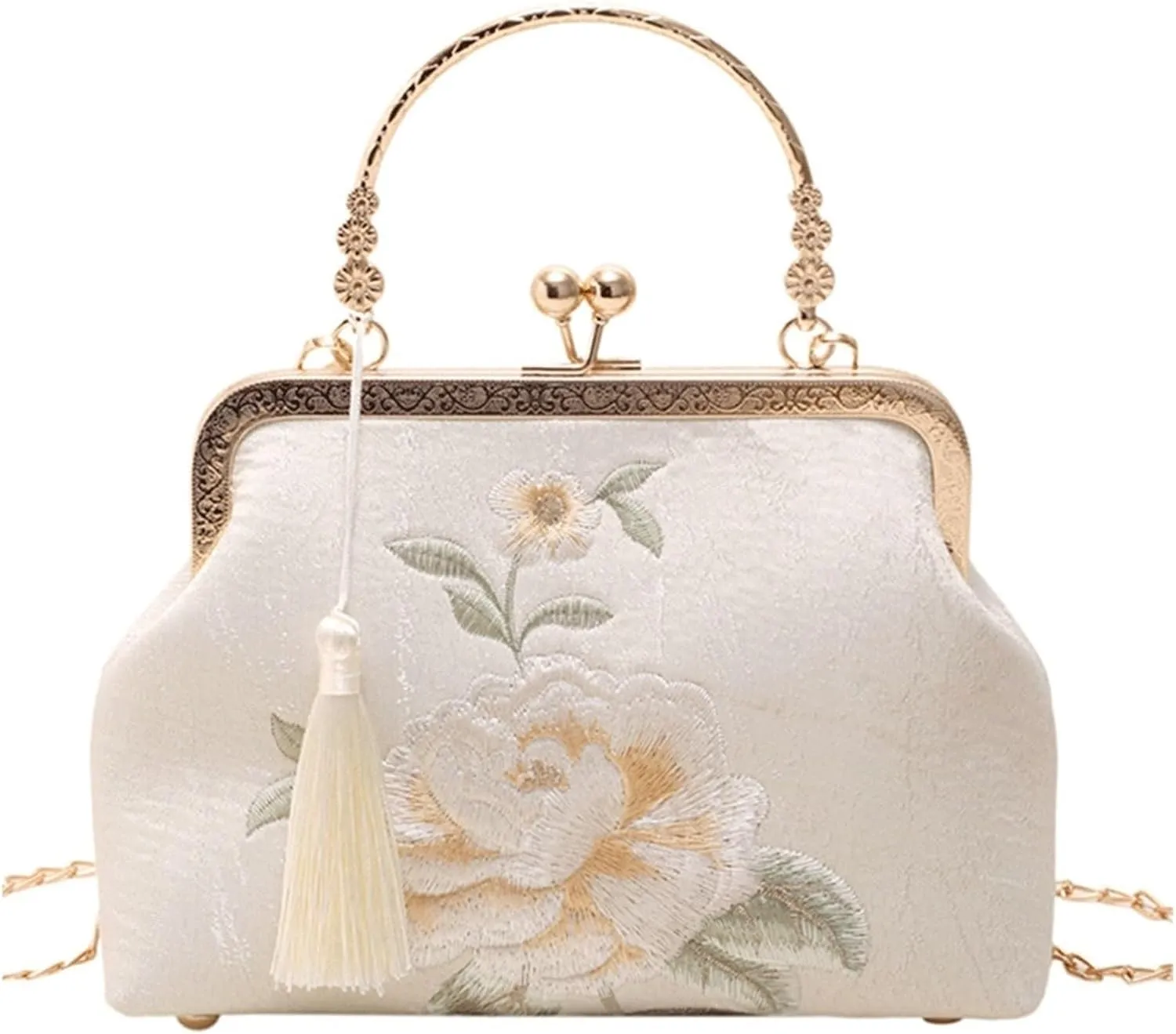 Embroidery Chinese cheongsam bag bag simple elegant Chinese shoulder bag all-match female bag