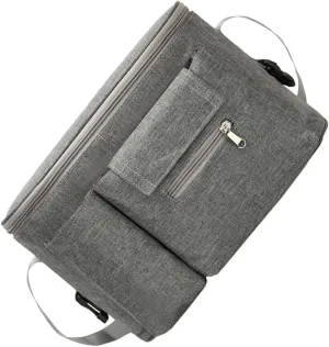 ERINGOGO Nursery Bag Multi Functional Stroller Supply Organizer with Partitioned Storage for Diapers Bottles and Essentials for Travel and Everyday Use