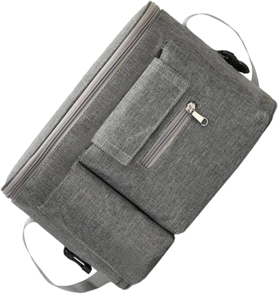 ERINGOGO Nursery Bag Multi Functional Stroller Supply Organizer with Partitioned Storage for Diapers Bottles and Essentials for Travel and Everyday Use