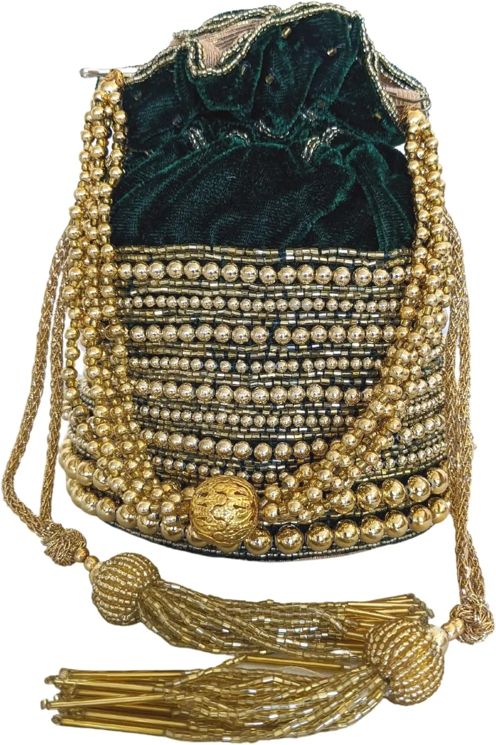 Evening Bags For Women Elegant Classy Indian Potli Bags For Weddings And Parties, Velvet Wristlet Drawstring Bag