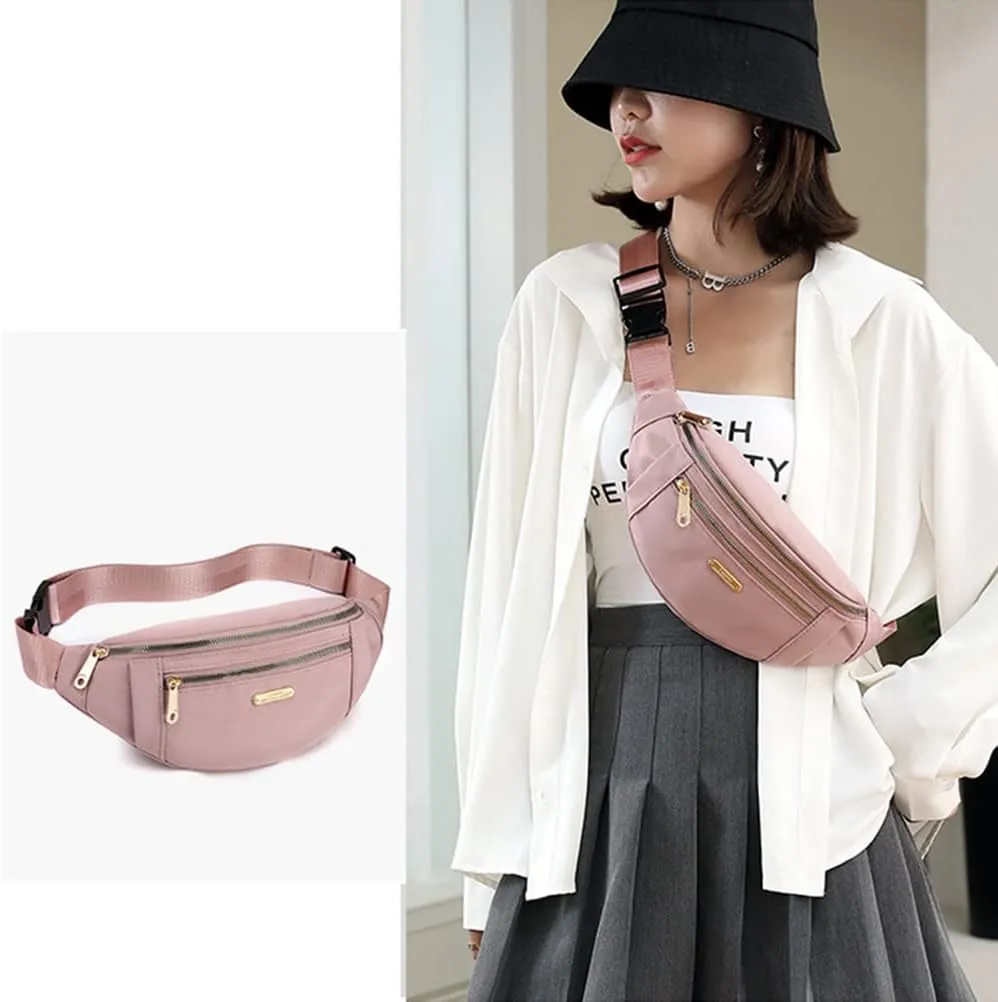 Fanny Pack Women Urban Waist Pack Women Lightweight Waist Bag Women Functional Fanny Pack for Workout Traveling Running