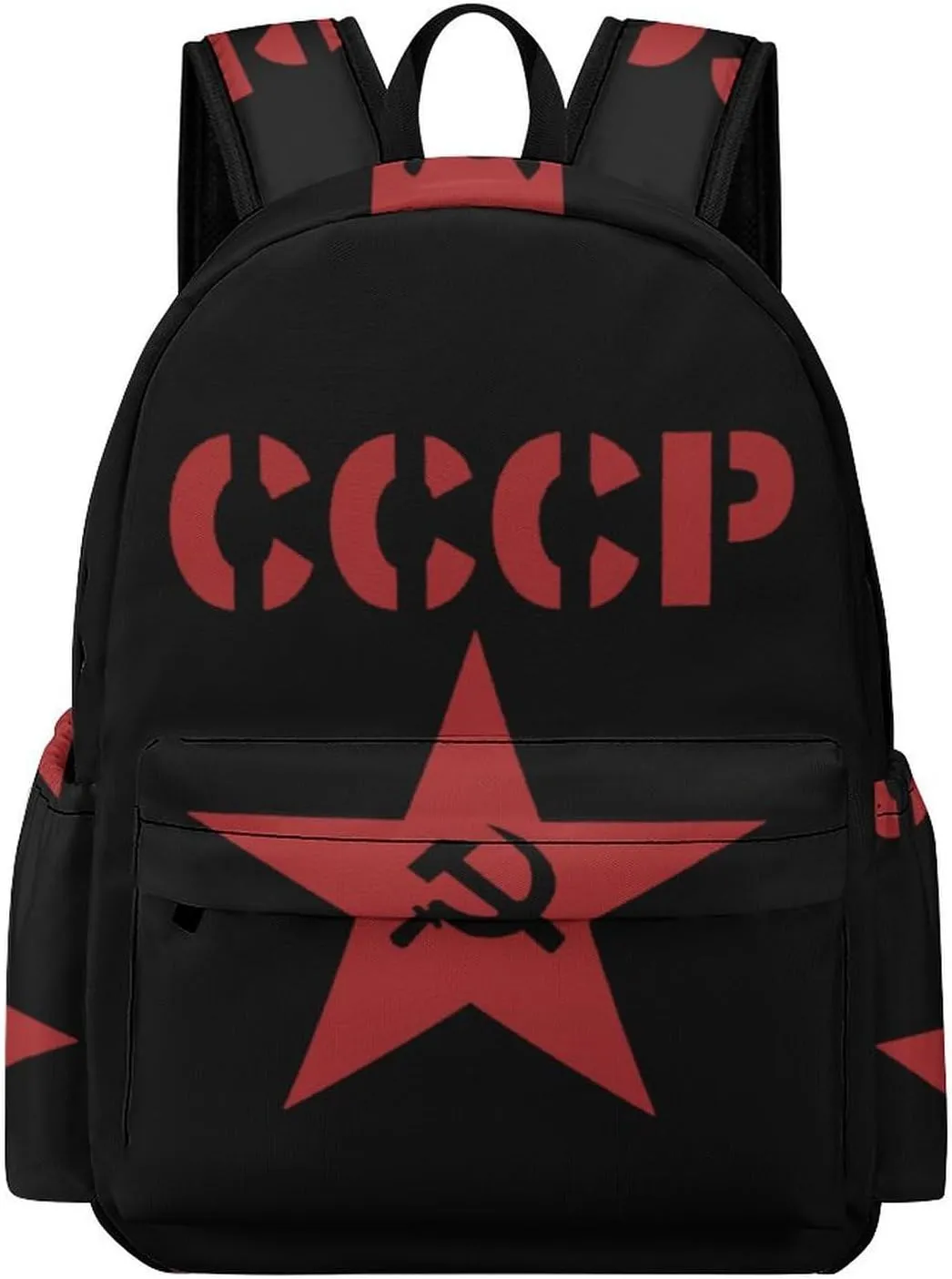 Flag Soviet Union USSR Hammer and Sickle Laptop Backpack for Women Men Cute Shoulder Bag Printed Daypack for Travel Sports Work