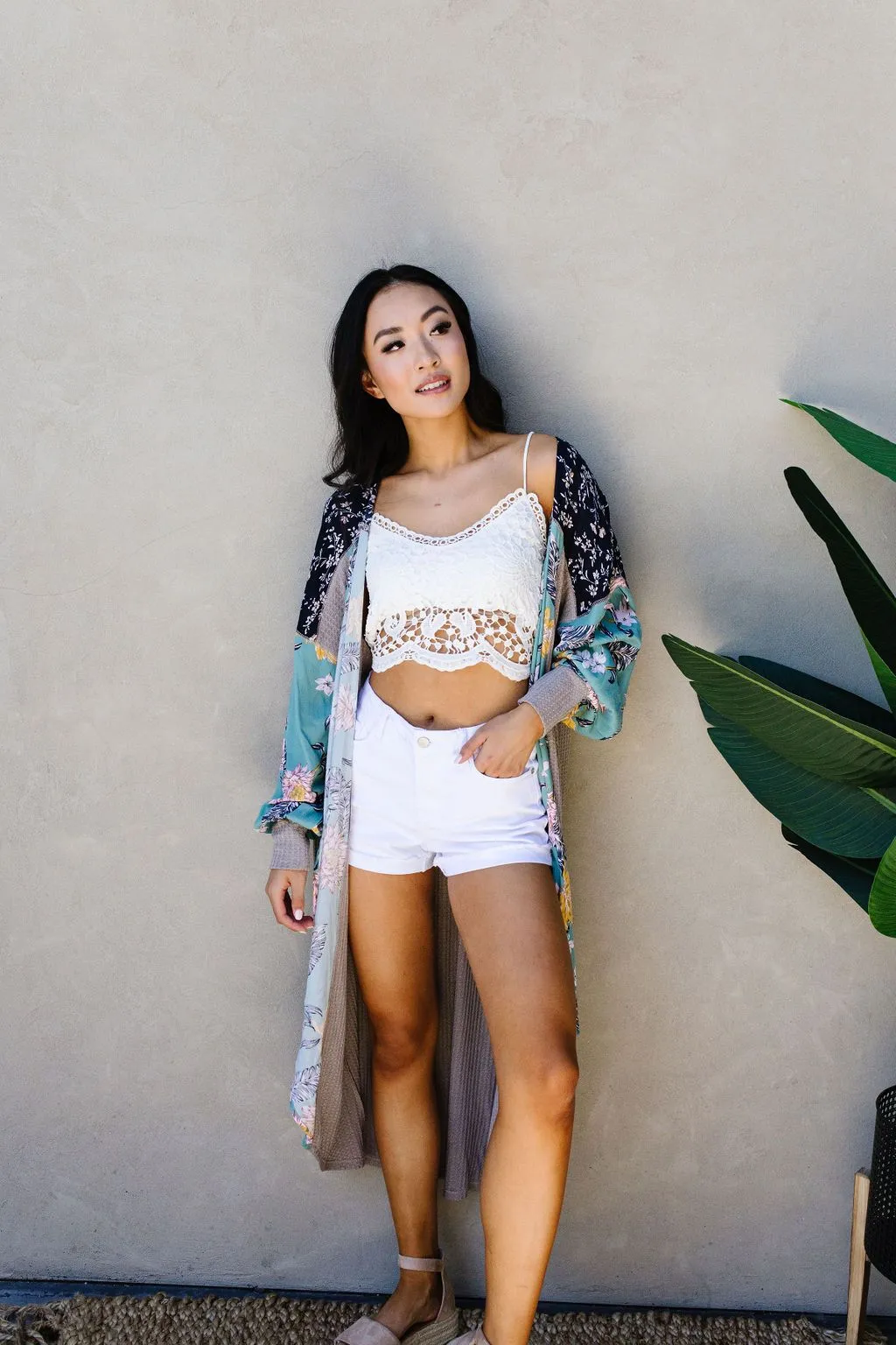 Flower Patch Long Cardigan