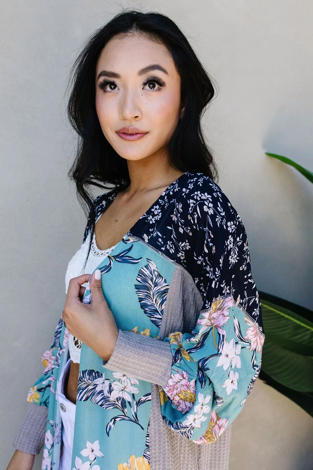 Flower Patch Long Cardigan