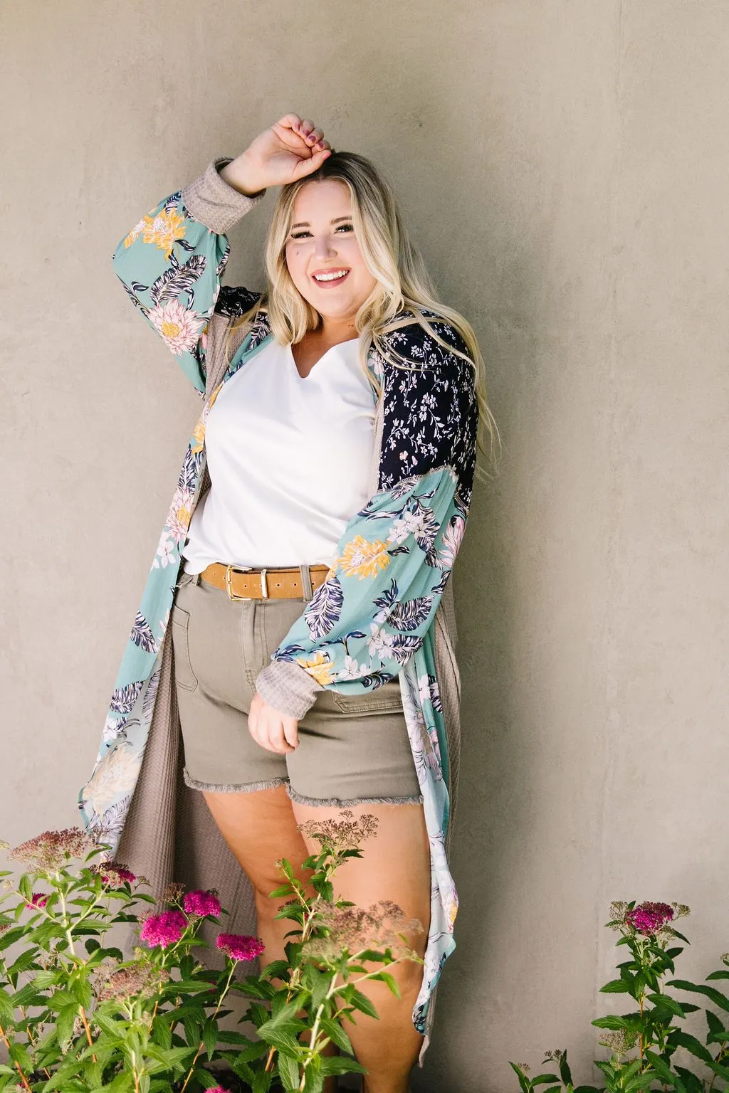 Flower Patch Long Cardigan