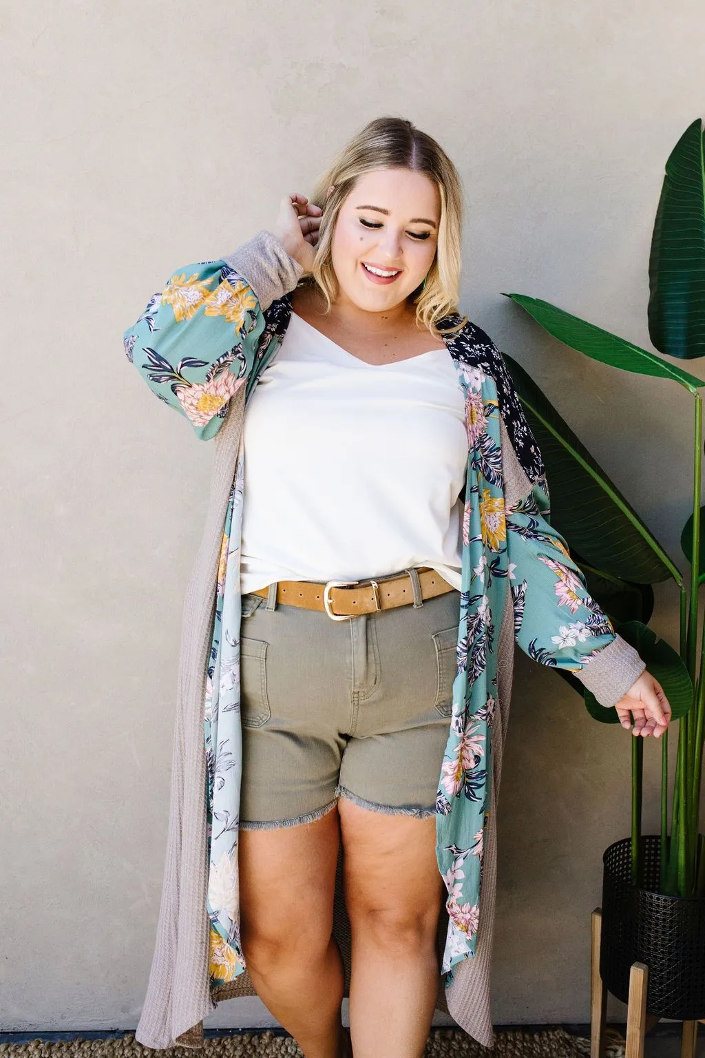 Flower Patch Long Cardigan