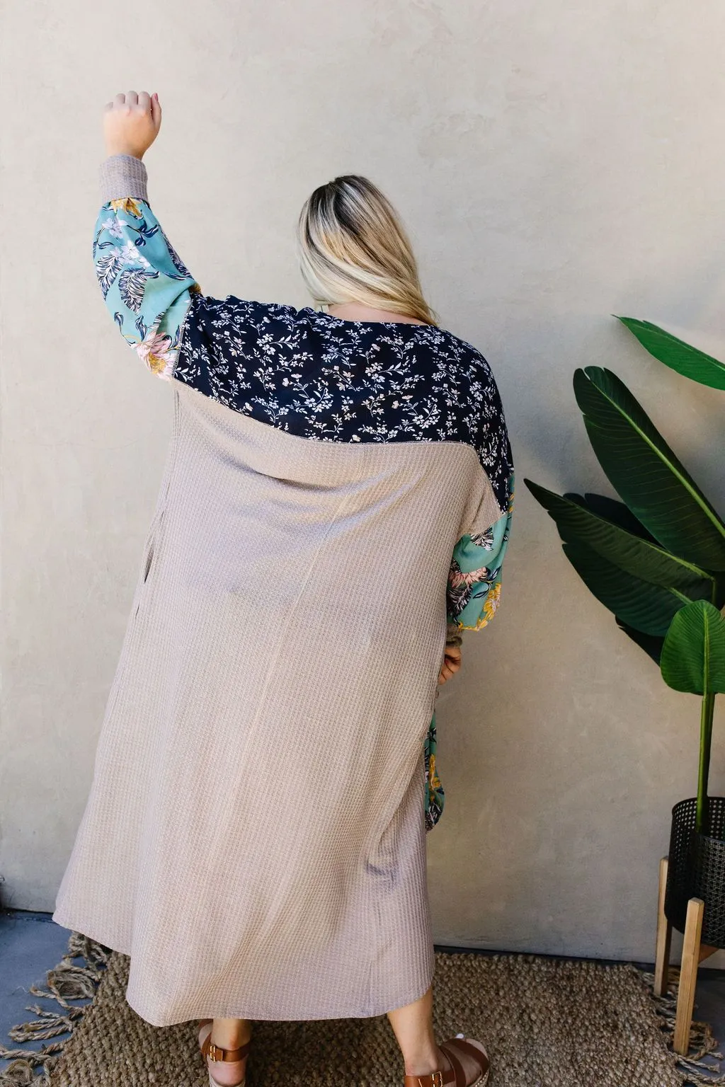 Flower Patch Long Cardigan