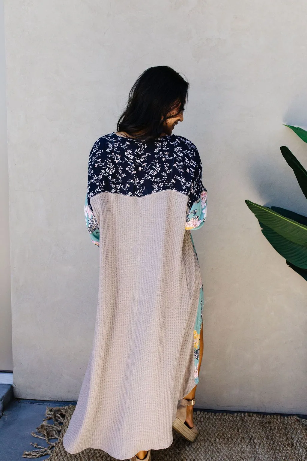 Flower Patch Long Cardigan