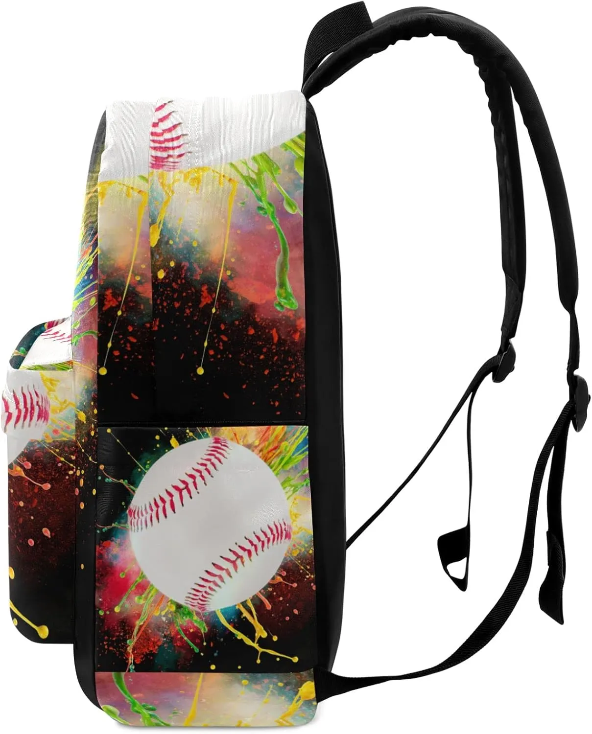 Fustylead Baseball Backpack Large Backpack for Kids Boys Girls Student Personalized Laptop iPad Tablet Travel School Bag with Multiple Pockets
