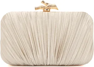 Glitter Clutch Purses for Women Elegant Evening Bag for Parties, Weddings,Gold Clutch Purse