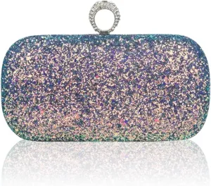 Handbag Bridal Wedding Purse Glitter Shoulder Elegant Crossbody Women Clutch Sequin Evening Ladies Sparkly