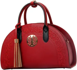 Handbag for Women Vintage Shoulder Bag Tote Elegant Chinese Design Multi-purpose Bag