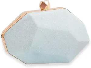 Handbag Women's Bridal Wedding Purse Glitter Irregular Shoulder Elegant Crossbody Evening Clutch Ladies Sparkly