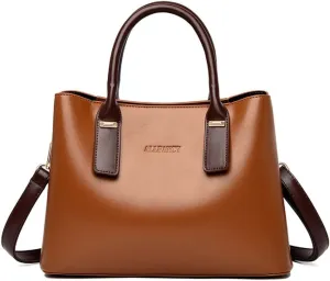 Handbags and Purses for Women PU Leather Satchels Fashion Shoulder Bags Totes Top-Handle Crossbody Bags