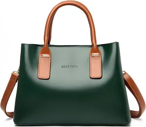 Handbags and Purses for Women PU Leather Satchels Fashion Shoulder Bags Totes Top-Handle Crossbody Bags