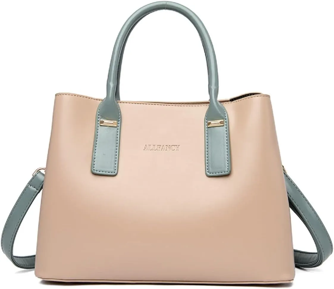 Handbags and Purses for Women PU Leather Satchels Fashion Shoulder Bags Totes Top-Handle Crossbody Bags