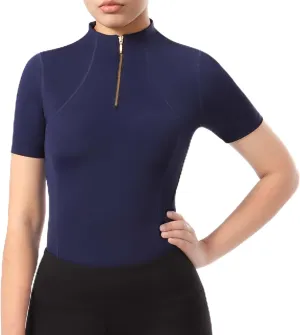 Harrison Howard Equestrian Tops for Women Short Sleeve Quick-Dry Sports Shirt