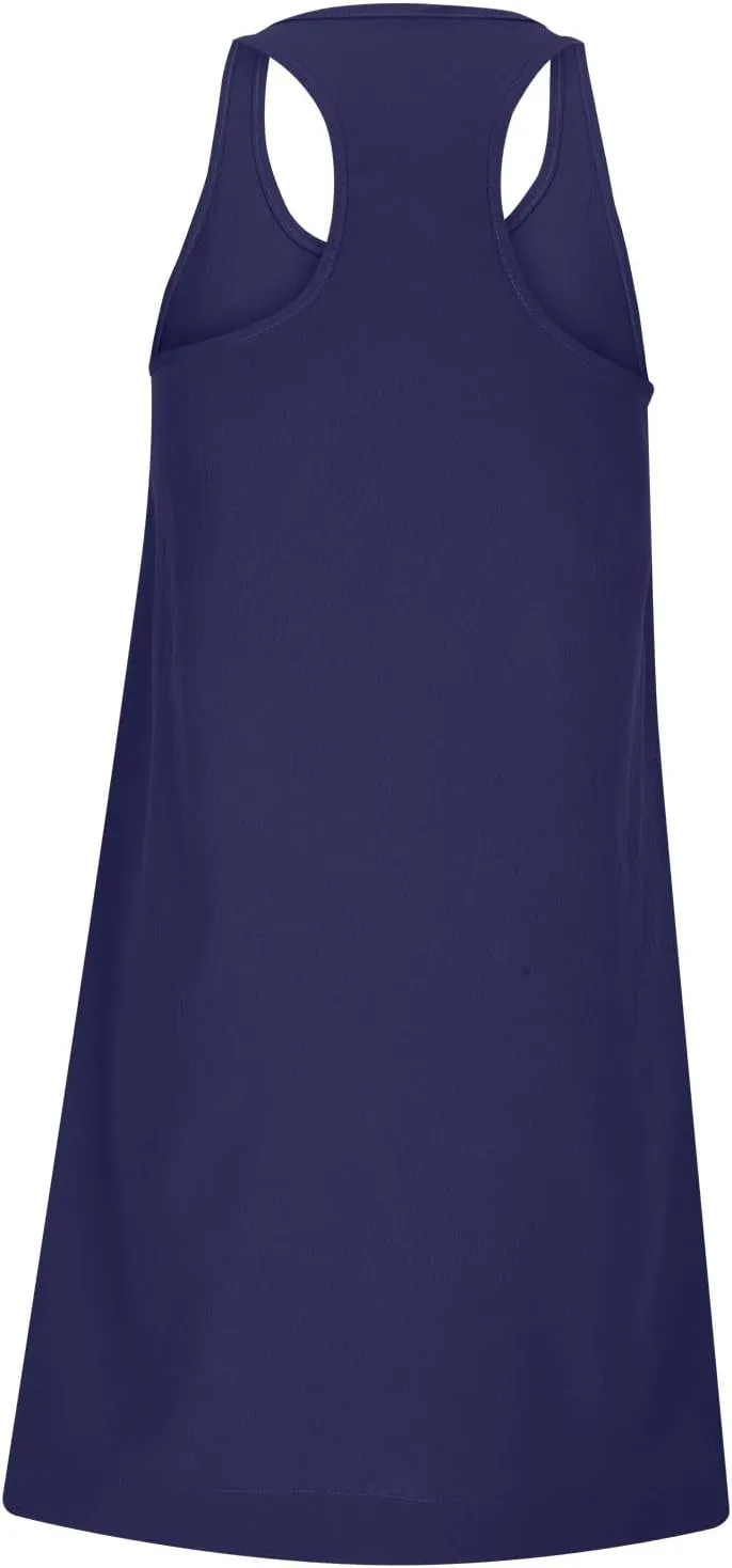 Hot Shot Mini Dress, Mini Dresses for Women Summer 2025, Sleeveless Tank Dress, Short Mini Sundress with Pockets