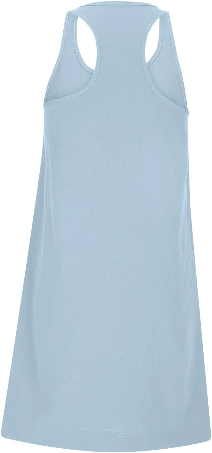 Hot Shot Mini Dress, Mini Dresses for Women Summer 2025, Sleeveless Tank Dress, Short Mini Sundress with Pockets