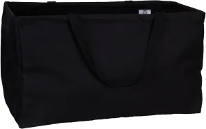 Household Essentials 2212-1 Krush Canvas Utility Tote | Reusable Grocery Shopping Bag | Laundry Carry Bag | Black
