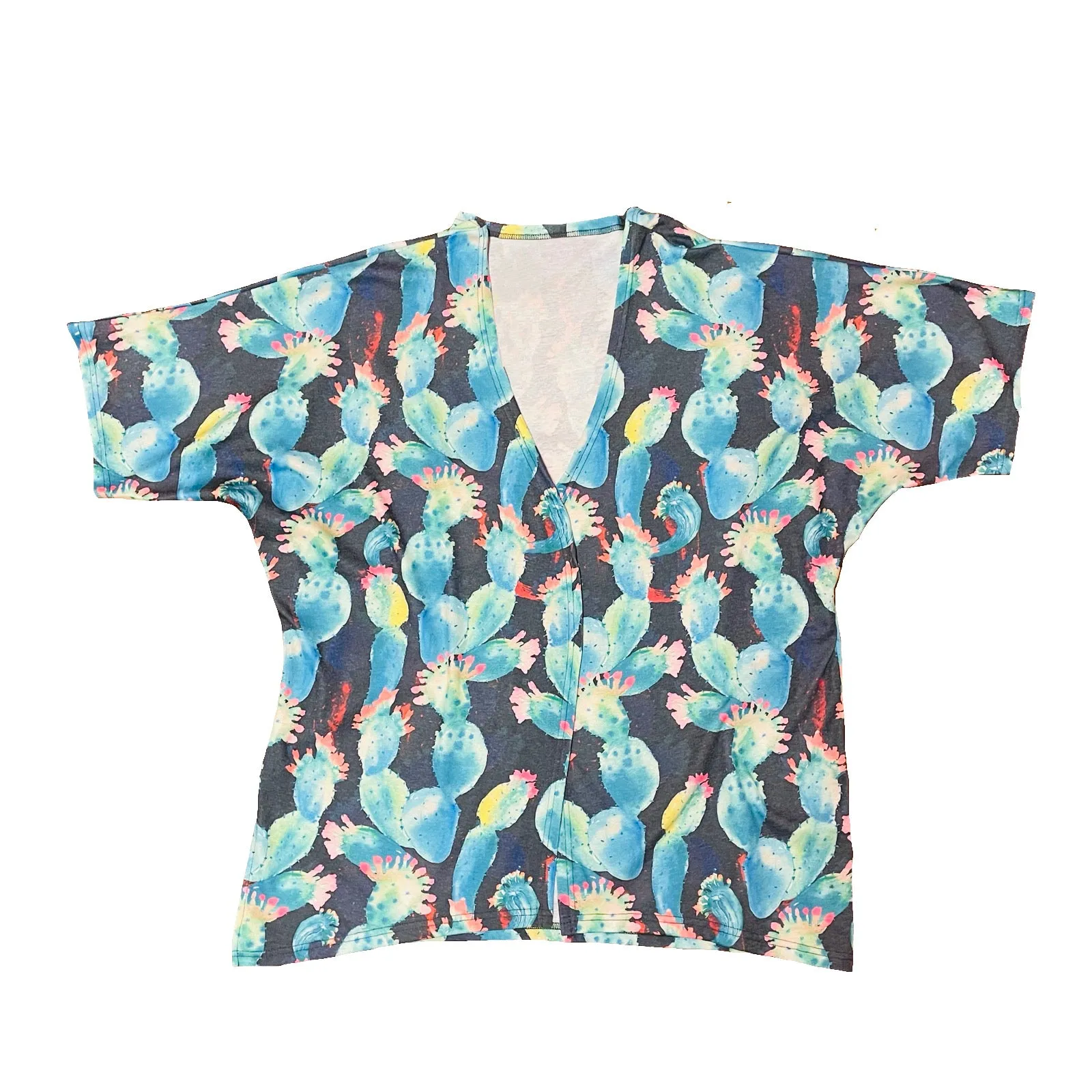Jersey Soft Cactus Kimono