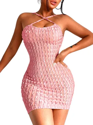 Kaei&Shi Swimsuit Cover Up 2024 for Women Sexy Sun Beach Pool Crochet Coverups Beachy Miami Vegas Summer Bodycon Sundresses