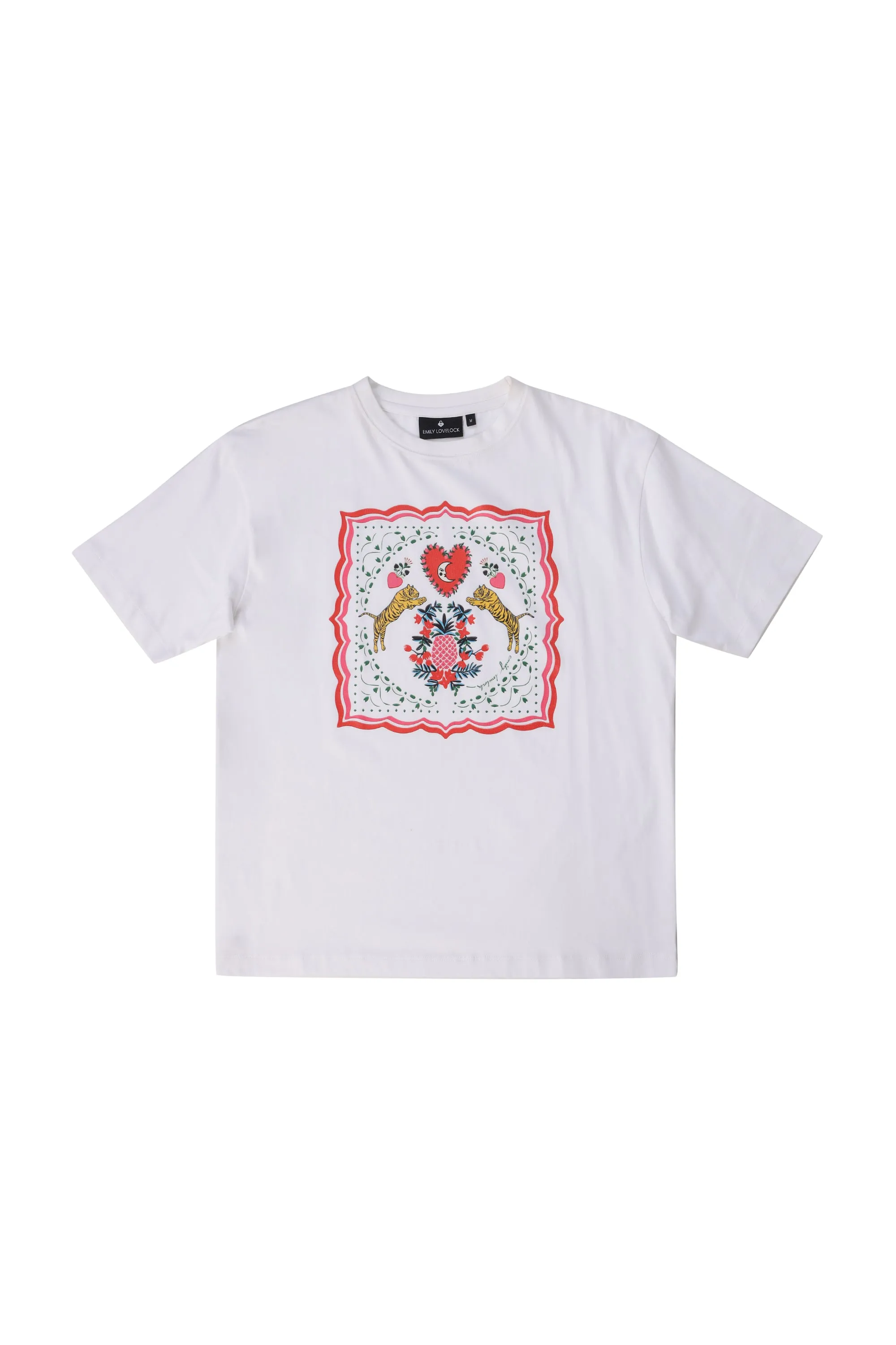 Kate Print T-Shirt - White