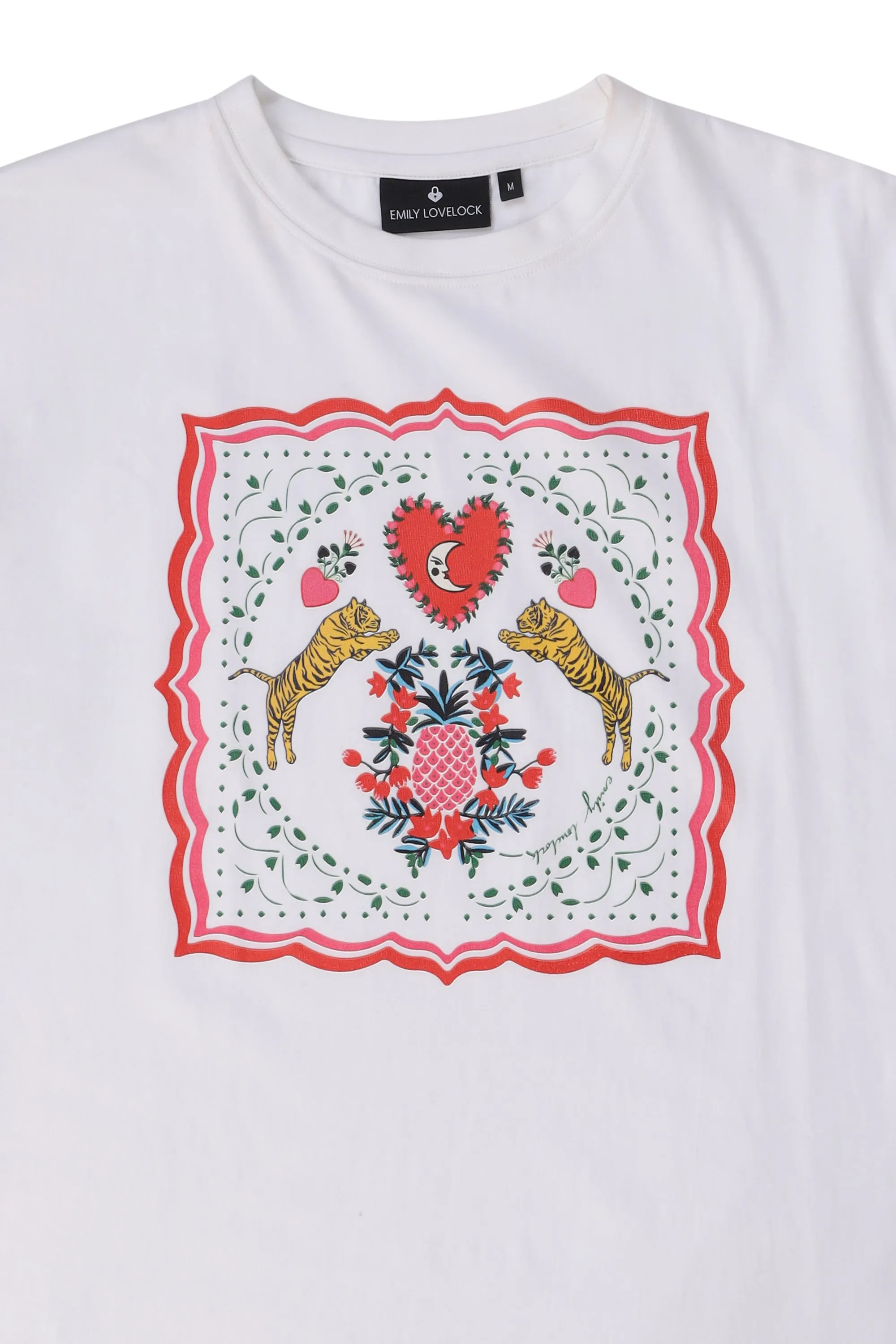 Kate Print T-Shirt - White
