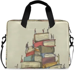 Laptop Bag for Women - Fits 16 inch with Laptop Compartment Carrying Messenger Sleeve with Strap Professional Fashion Travel Purse for Business Office Bag Book