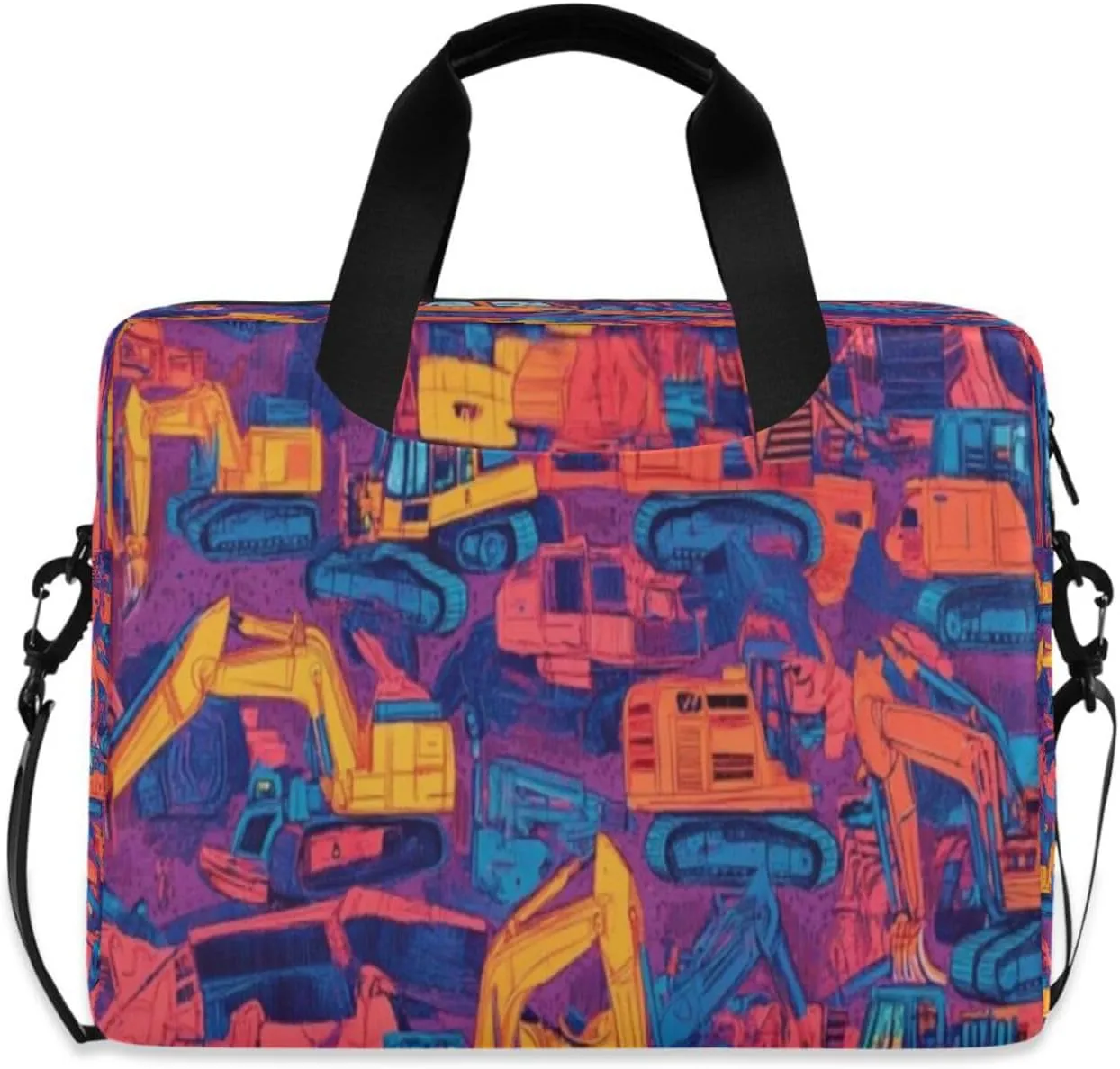 Laptop Bag for Women - Fits 16 inch with Laptop Compartment Carrying Messenger Sleeve with Strap Professional Fashion Travel Purse for Business Office Bag Dazzle Excavator