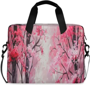 Laptop Bag for Women - Fits 16 inch with Laptop Compartment Carrying Messenger Sleeve with Strap Professional Fashion Travel Purse for Business Office Bag Forest