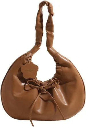 Leather Hobo Bags for Women Elegant Shoulder Bag Handbags Satchel Work Purses 2025