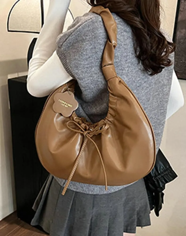 Leather Hobo Bags for Women Elegant Shoulder Bag Handbags Satchel Work Purses 2025