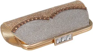 LIFKOME Elegant Velvet Clutch Purse for Women Black Evening Bag Rhinestones for Prom Banquet and Parties