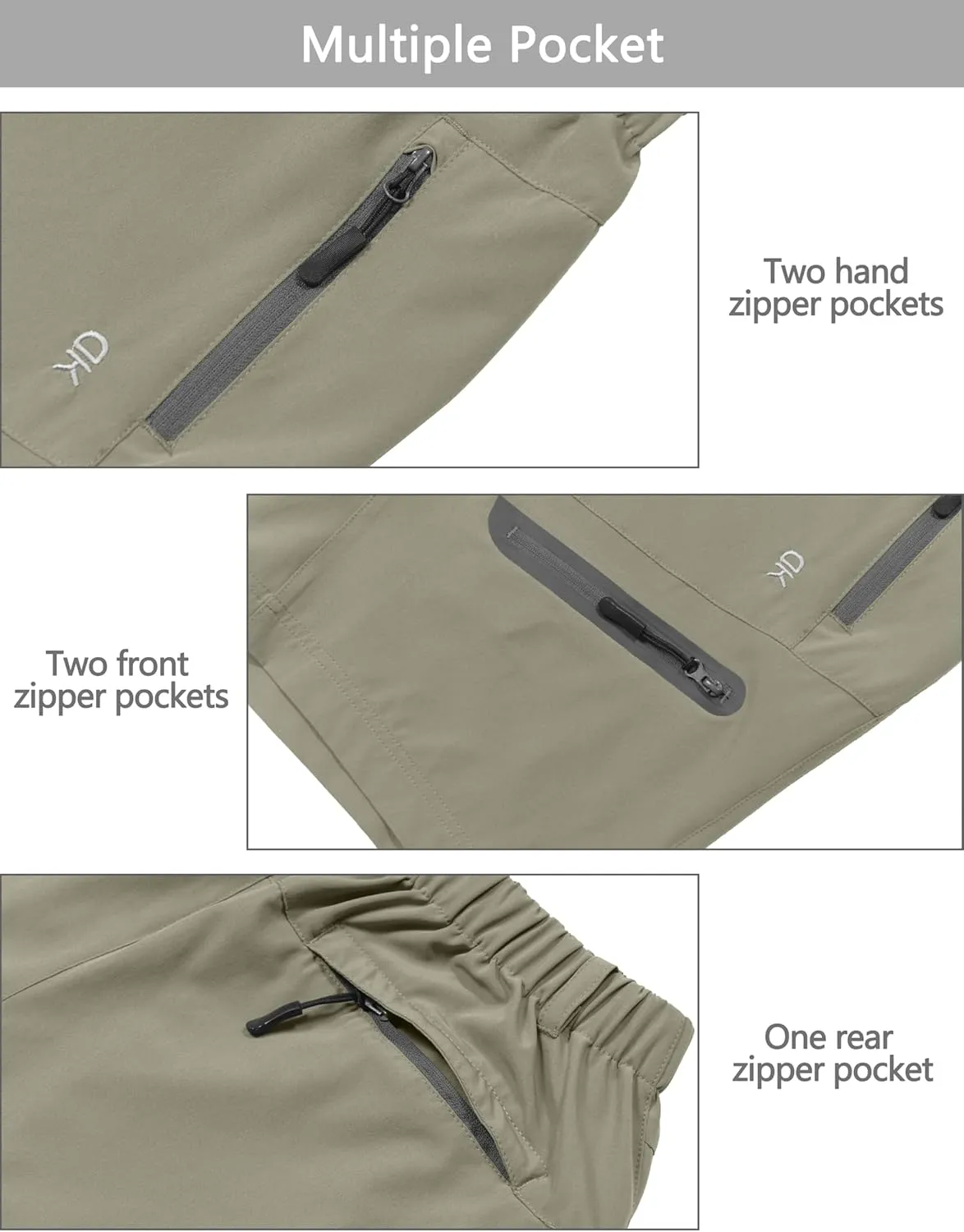 Little Donkey Andy Women's Stretch Quick Dry Shorts for Hiking, Camping, Travel