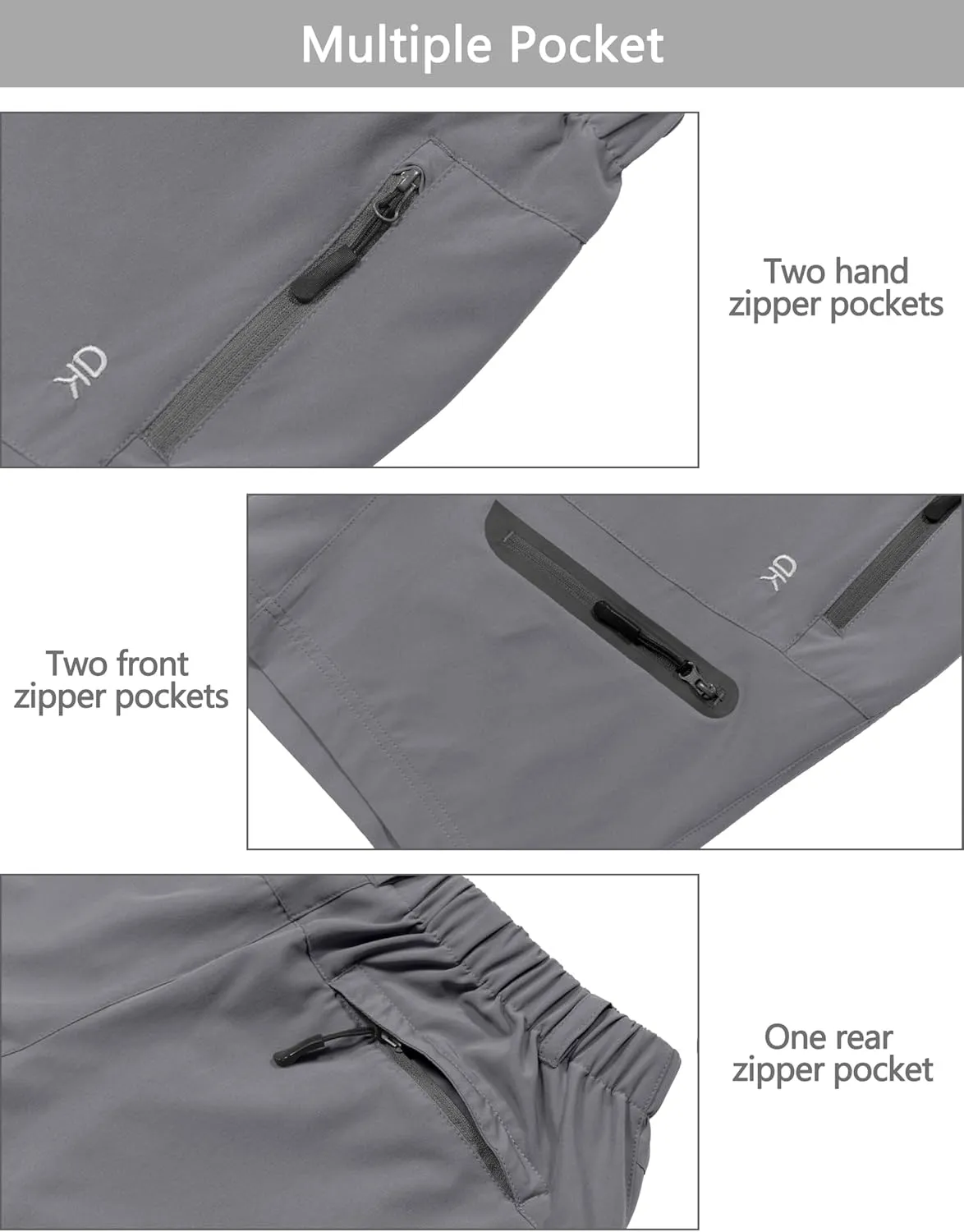 Little Donkey Andy Women's Stretch Quick Dry Shorts for Hiking, Camping, Travel