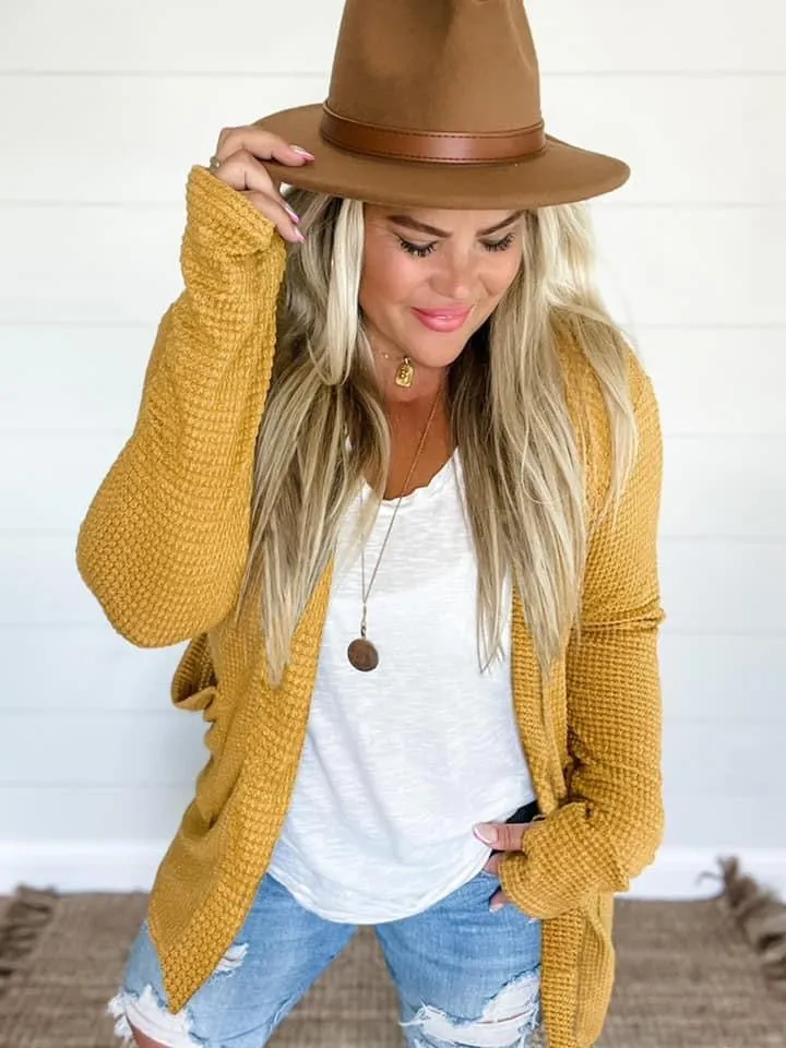 Lola Cardigan - Mustard