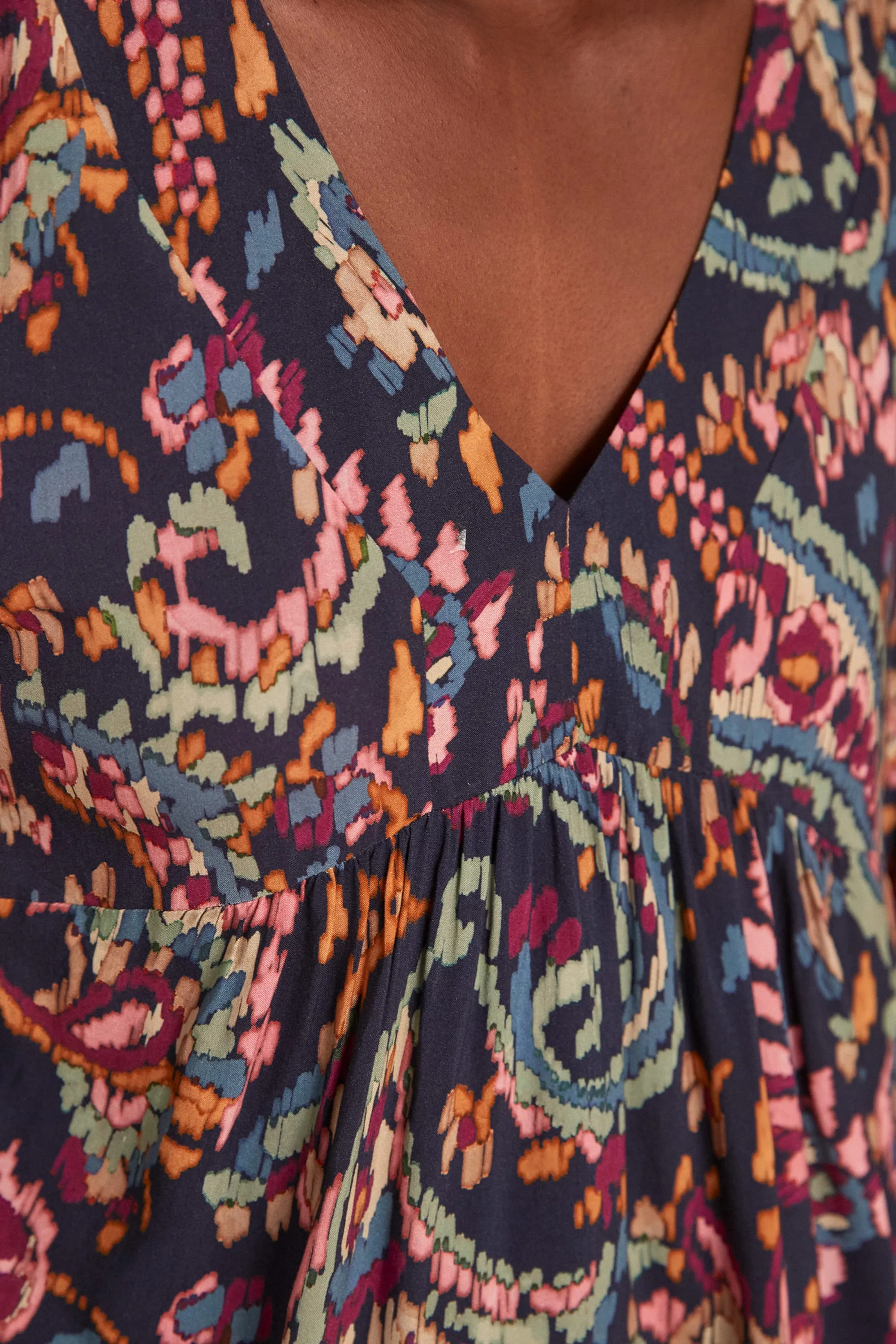 MALIE NAVY BLOUSE