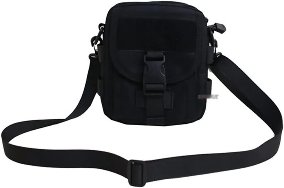 Men Messenger Bag Canvas Cell Phone Shoulder Bag Small Crossbody Pack Small Travel Waist Pack Casual Chest Pouch Backpak (Color : D, Size : 19 * 15 * 5.5)