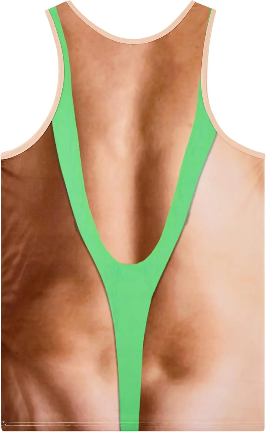 Mens 3D Fake Abs Tank Top Breathable Quick Dry Sleeveless Beach Shirt