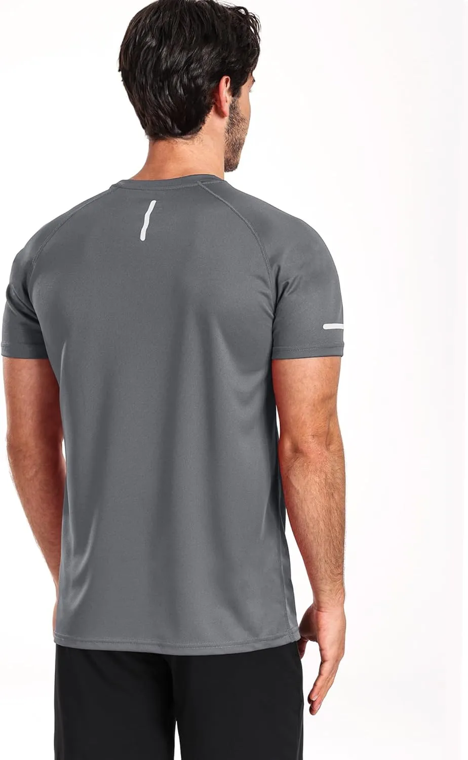 Men's Mesh Athletic Shirts Quick-Dry for Gym Running Training Workout
