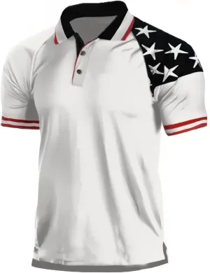 Men's Polo Shirt Quick Dry Performance Short Sleeve Tactical Pique Golf Shirts