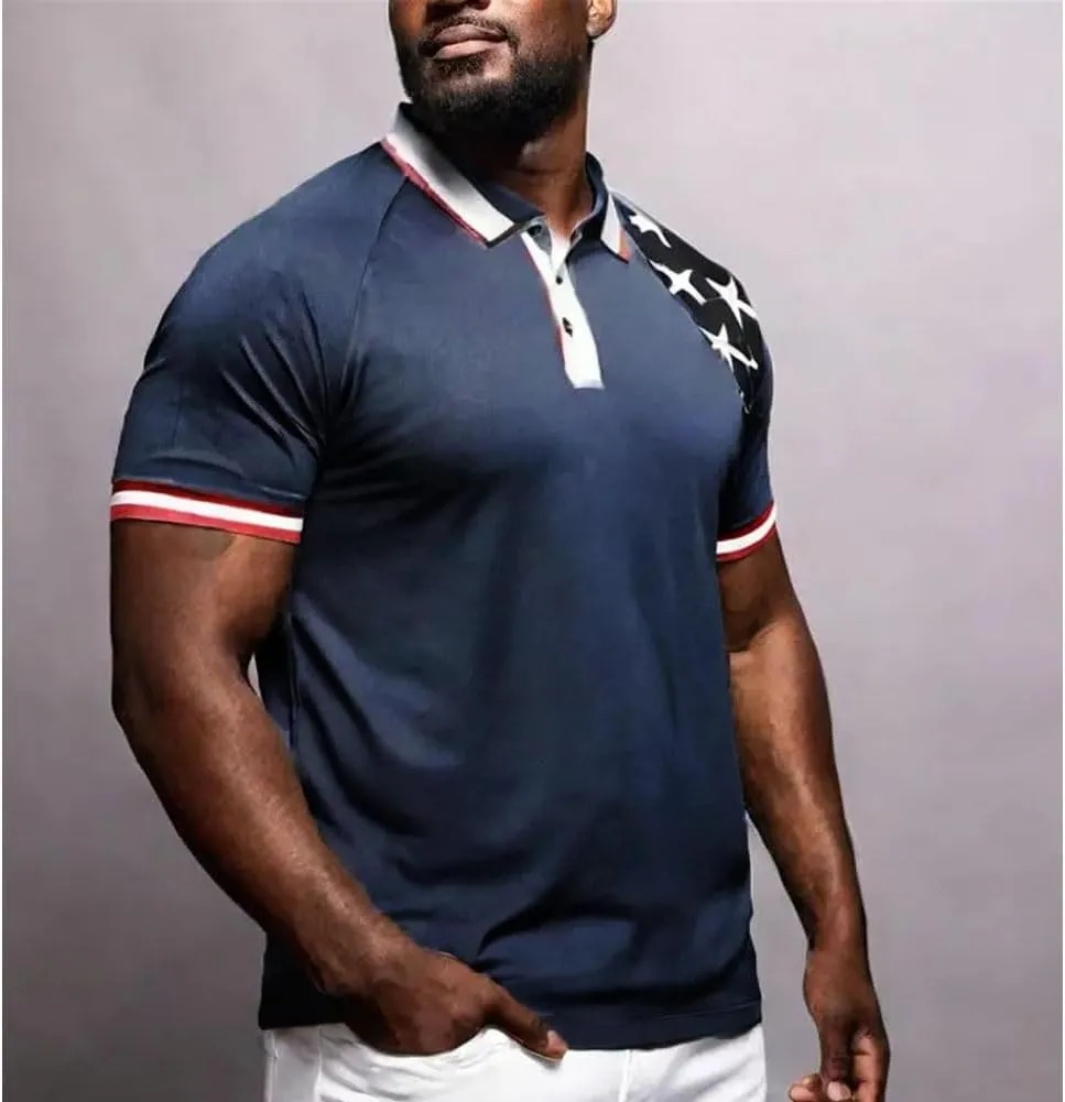 Men's Polo Shirt Quick Dry Performance Short Sleeve Tactical Pique Golf Shirts