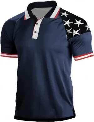 Men's Polo Shirt Quick Dry Performance Short Sleeve Tactical Pique Golf Shirts