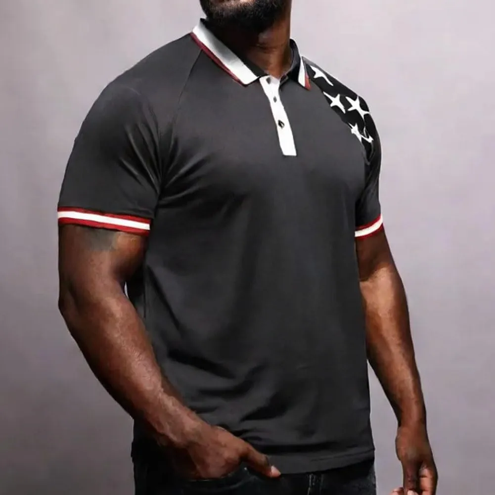 Men's Polo Shirt Quick Dry Performance Short Sleeve Tactical Pique Golf Shirts