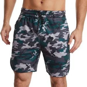 Mens Quick Dry Board Shorts Swim Trunks with Zipper Pockets Bathing Suit