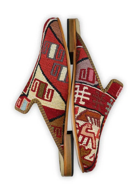 Men's Sumak Kilim Slippers - Size 10